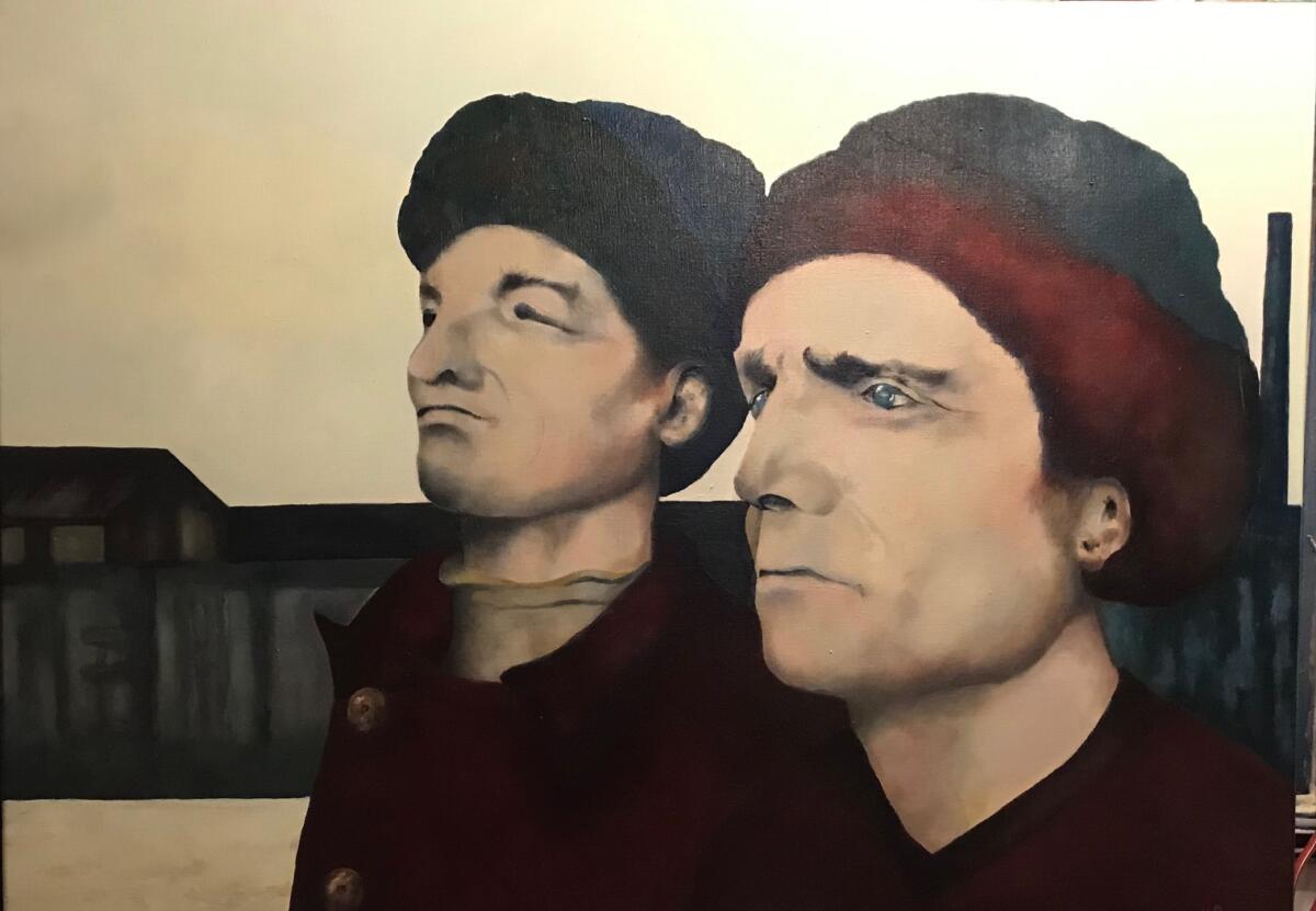 See "Les prisonniers" of Gilbert Ovtcharenko