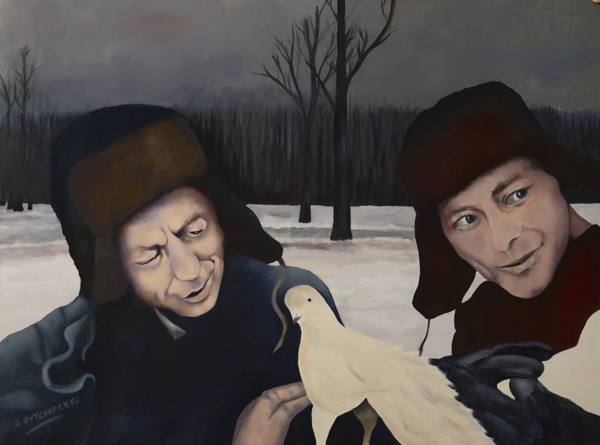 See "La colombe" of Gilbert Ovtcharenko