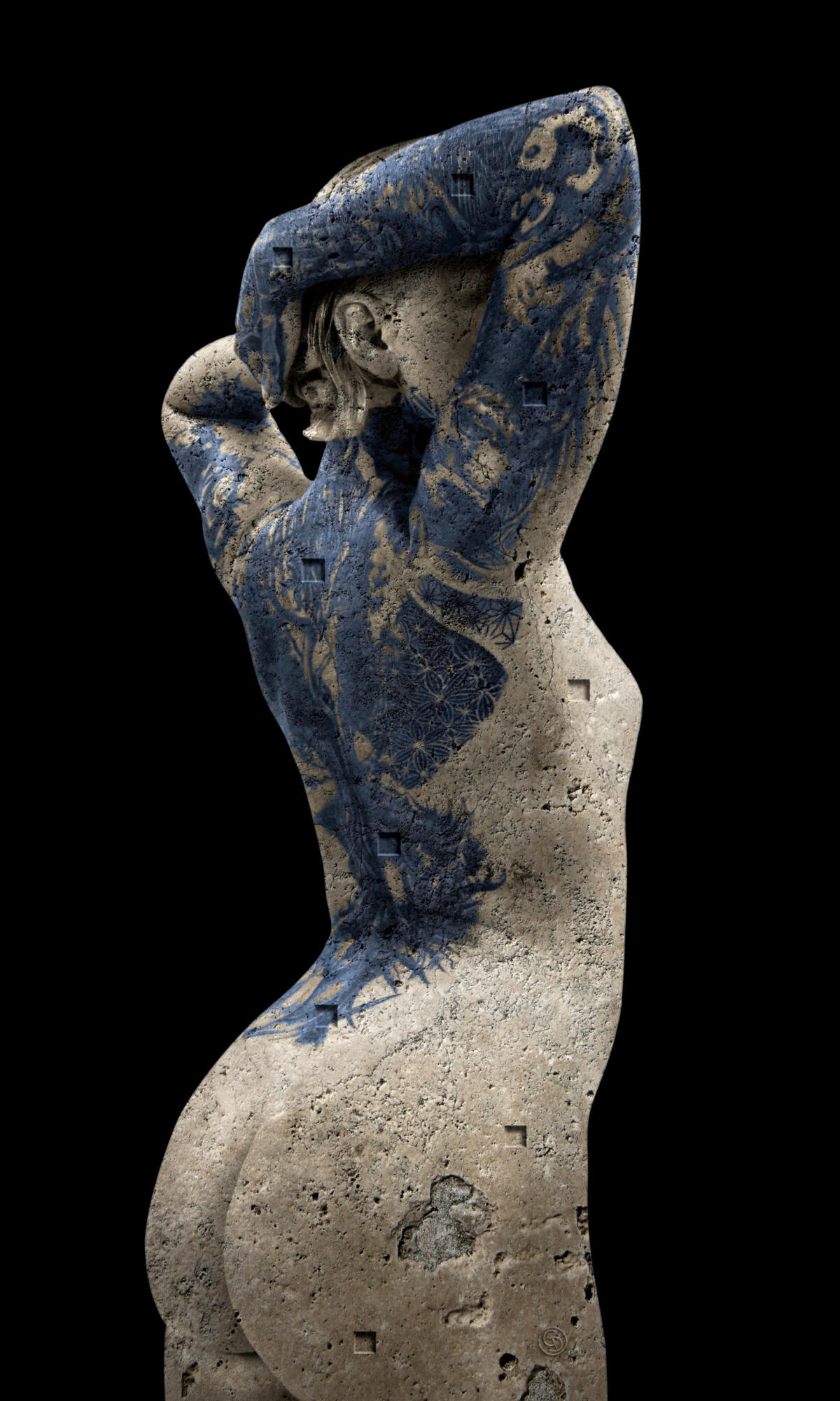 See "Inked Stone II" of Georges Dumas